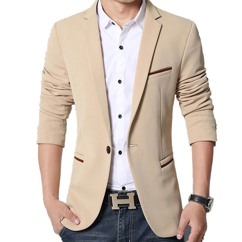 Streetwear Brand Jacket - 5XL-M Brand Mens Casual Blazers Spring