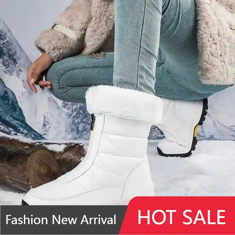 Streetwear Brand Store - Women's Boot Sneakers Walking Silver Women's