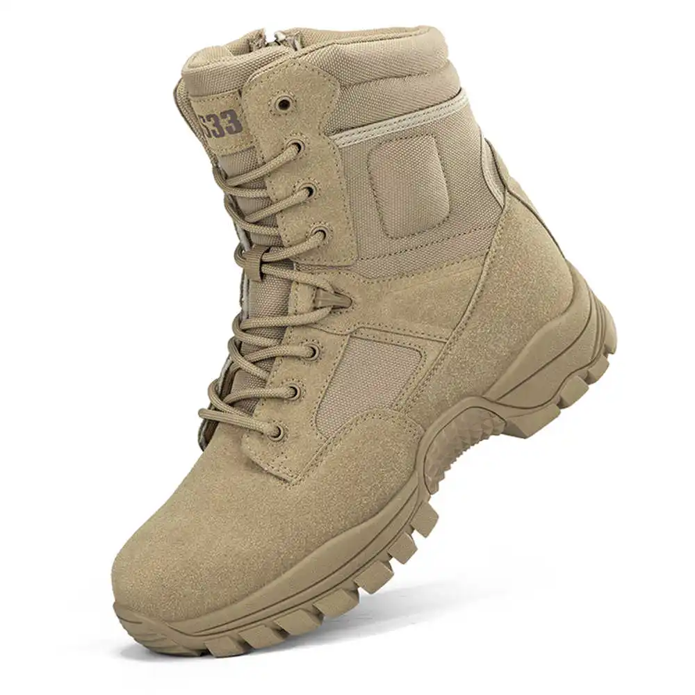 Streetwear Brand Store - Nonslip Genuine Leather Hiking Boots Designer