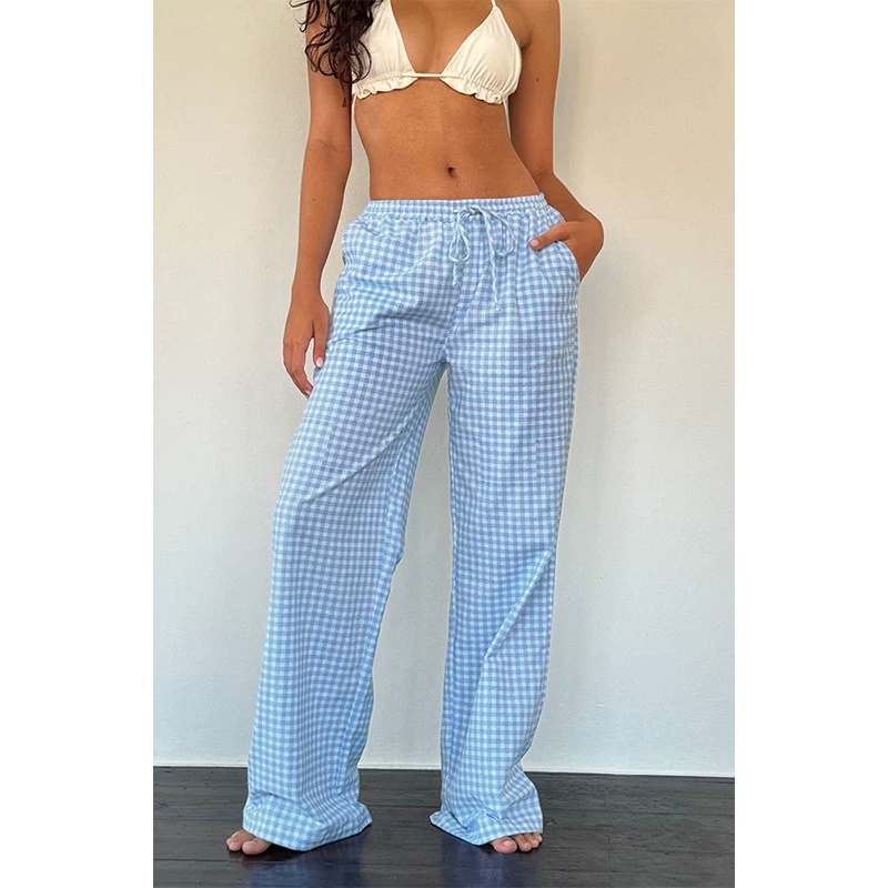 Streetwear Brand Aesthetic - Pants For Woman Elegant Designer Brand