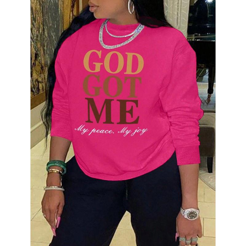 Streetwear Brand Collection - Letter Print Hoodie Women's Casual Sportswear
