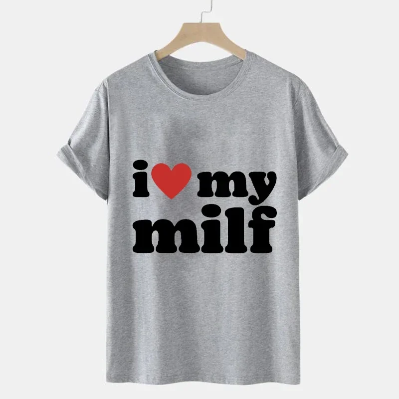 I Love My Milf Print Men Brand - Streetwear Brand Aesthetic review and price