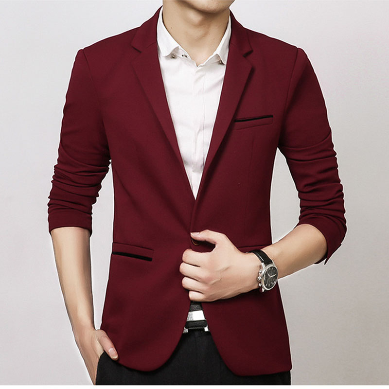 5XL-M Brand Mens Casual Blazer - Streetwear Brand Jacket review and price
