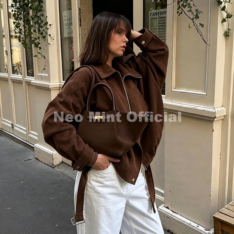 Neo Mint Autumn New Brown Over - Streetwear Brand Jacket review and price