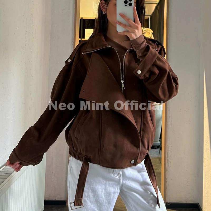 Neo Mint Autumn New Brown Over - Streetwear Brand Jacket review and price