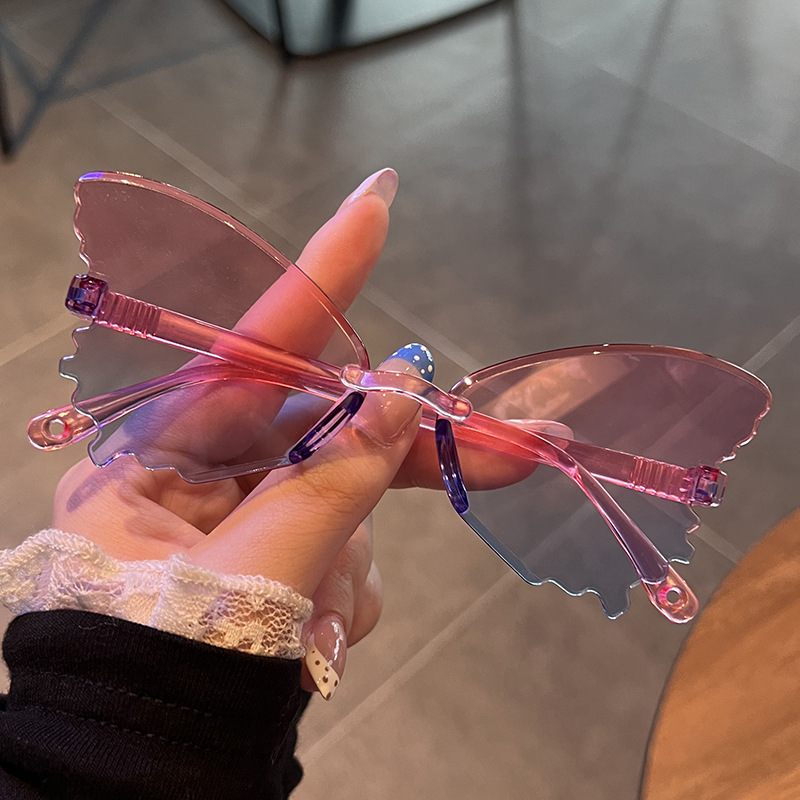 Vintage Rimless Butterfly Shap - Streetwear Brand With Butterfly review and price