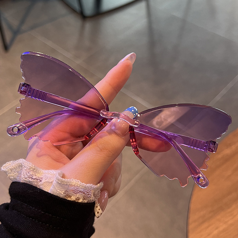 Vintage Rimless Butterfly Shap - Streetwear Brand With Butterfly review and price