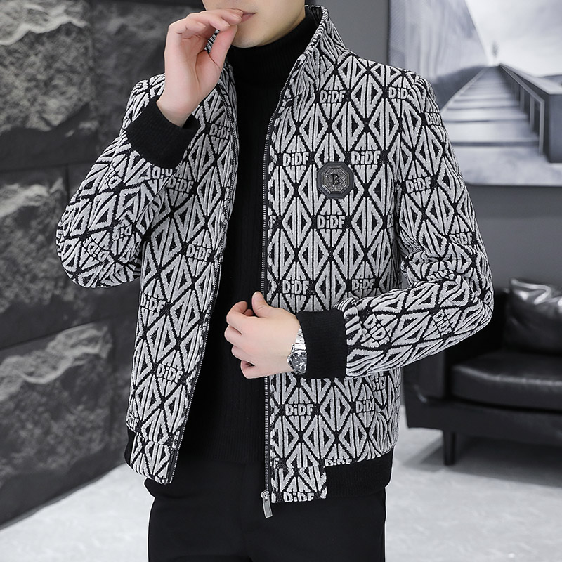 Brand winter Jacquard Woolen J - Streetwear Brand Jacket review and price