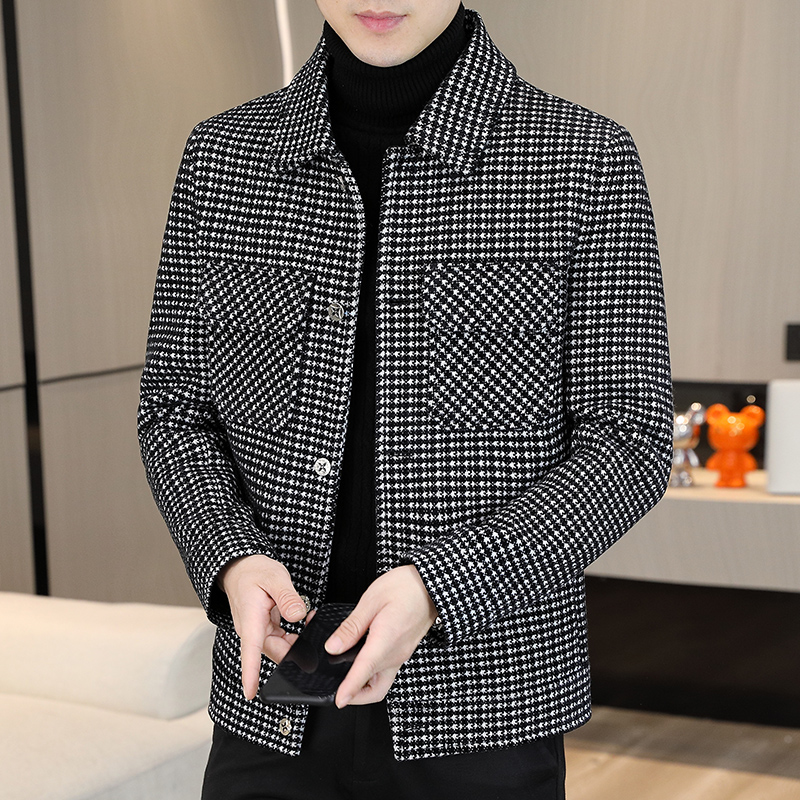 Brand Winter Plaid Woolen Jack - Streetwear Brand Jacket review and price