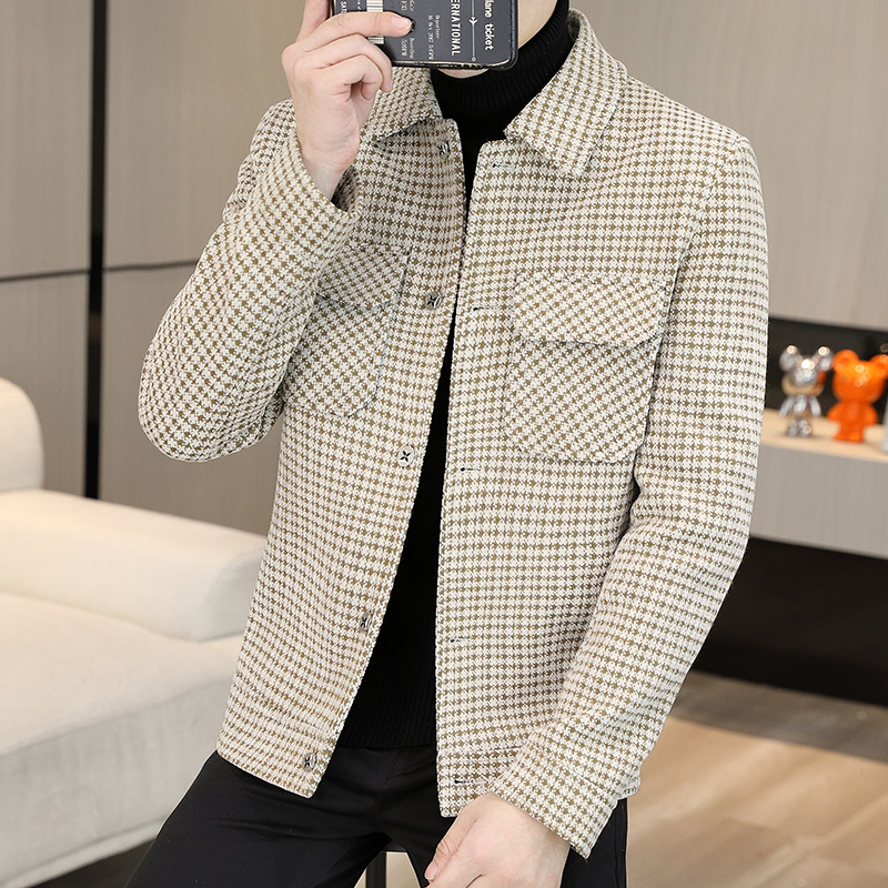 Brand Winter Plaid Woolen Jack - Streetwear Brand Jacket review and price