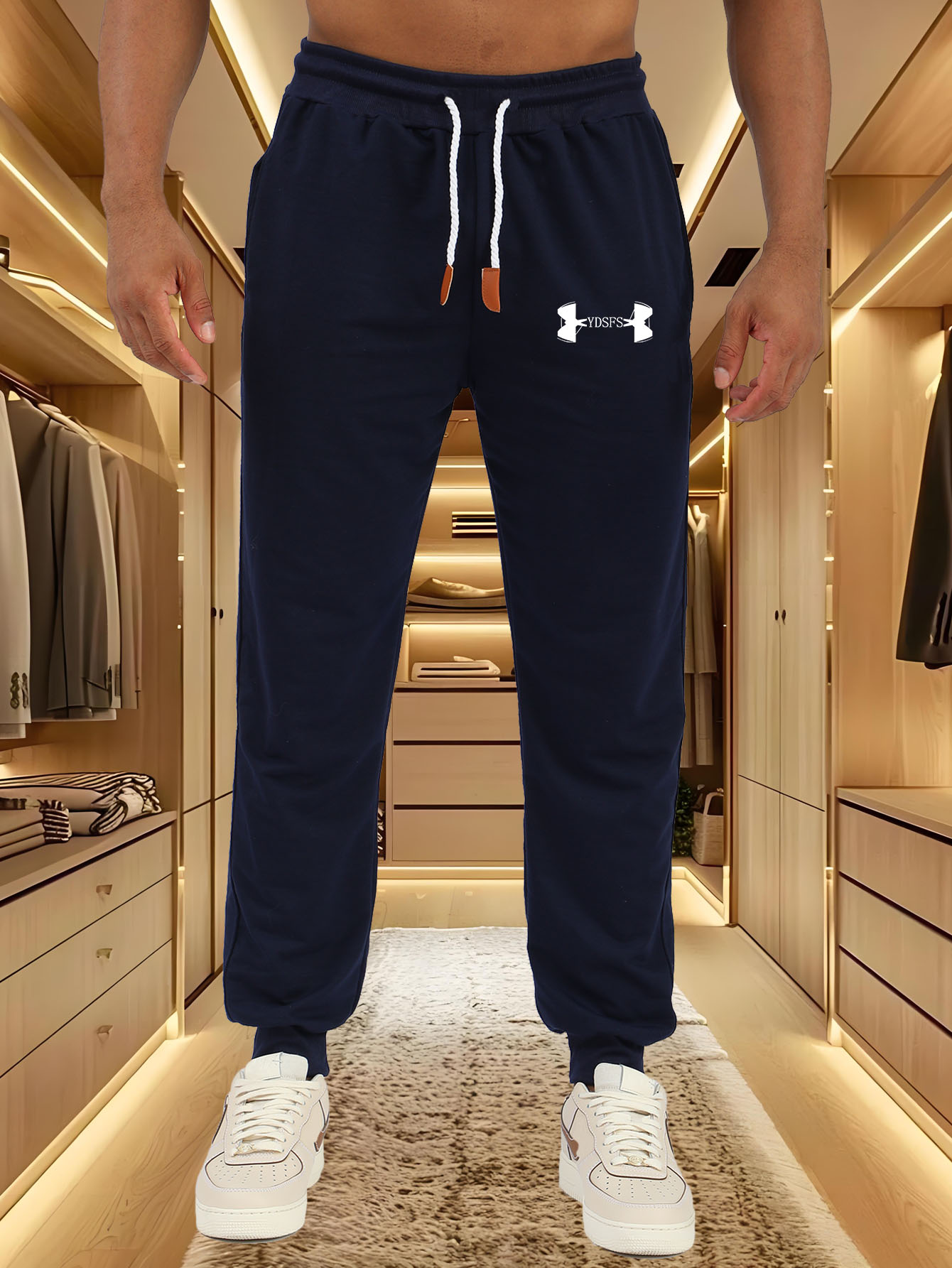 Men Jogger Pants Sport Brand L - Streetwear Brand Logos review and price