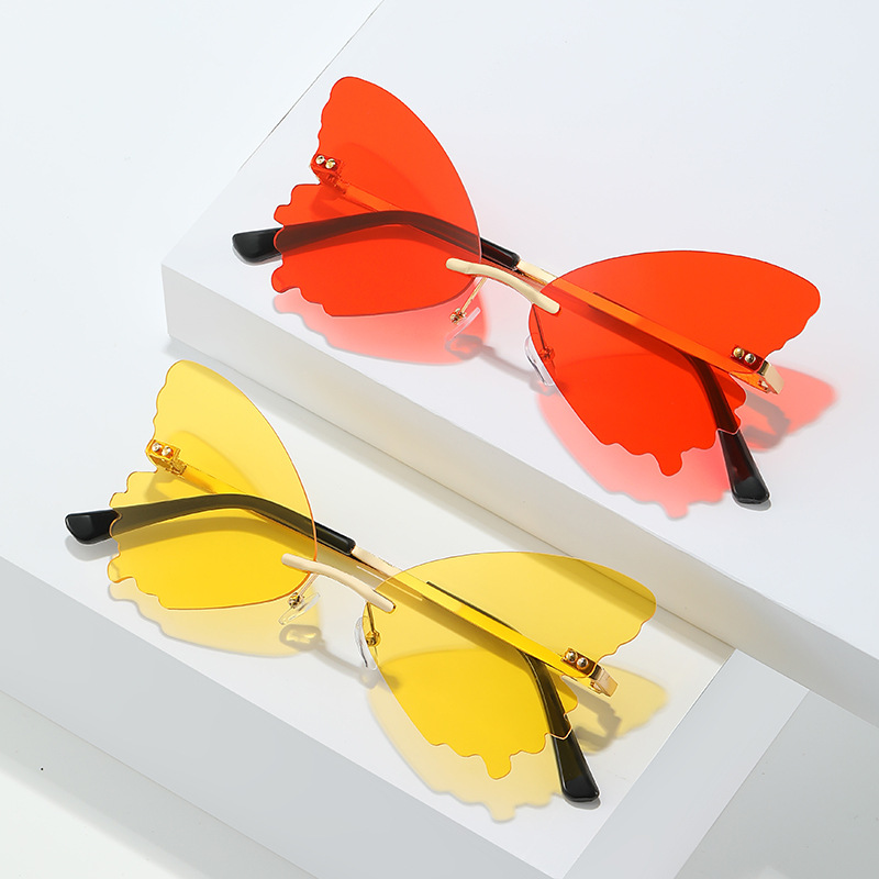Vintage Rimless Butterfly Shap - Streetwear Brand With Butterfly review and price